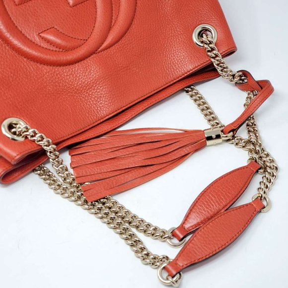 Gucci Soho Medium on Chain Leather Shoulder Bag - Picture 7 of 16